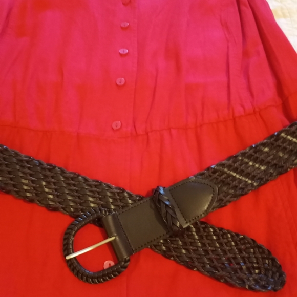 DONATED! Croft and Barrow NWT red dress - Picture 3 of 4